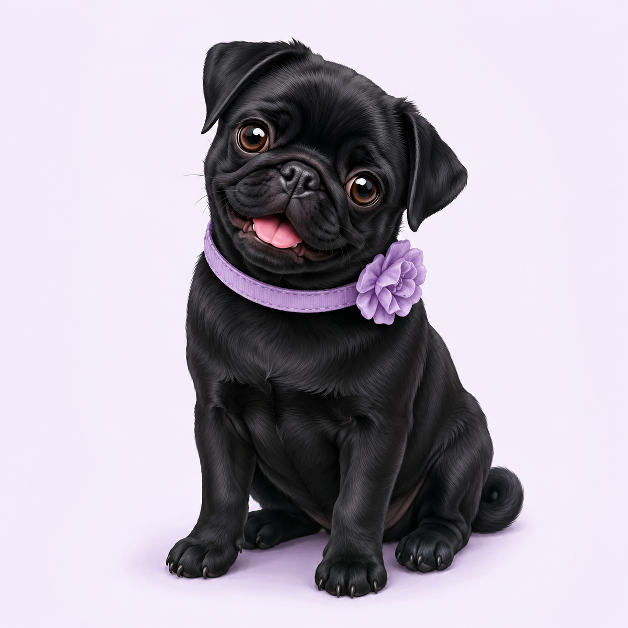 Detalle decorativo de pug
